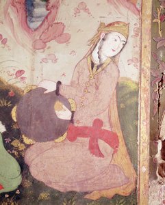 Musicista della corte di Shah Abbas, 1585-1627 (dettaglio)